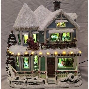 Thomas Kinkade Narrated Christmas House Twas The Night Before Christmas 79490